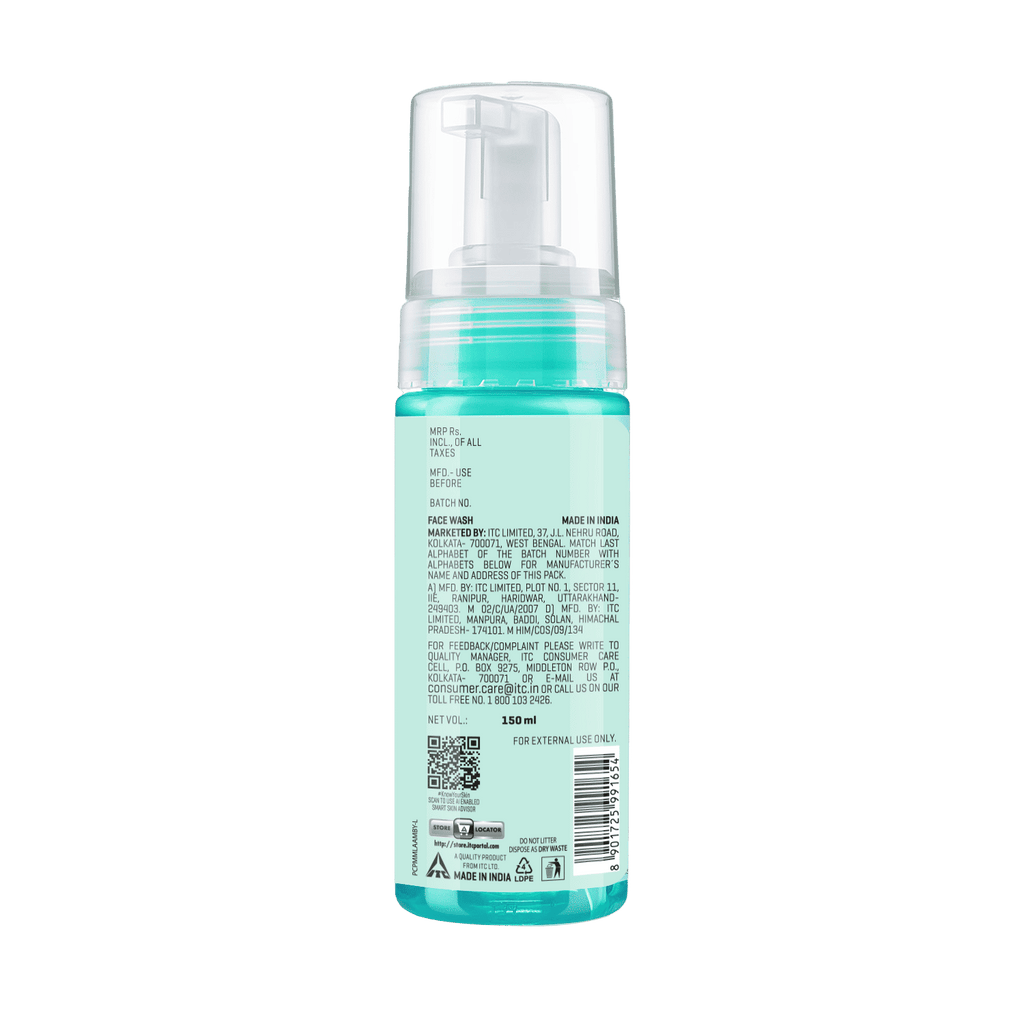 Acne Avert Cleansing Mousse, Foaming Face Wash With Salicylic Acid, Reduces Acne