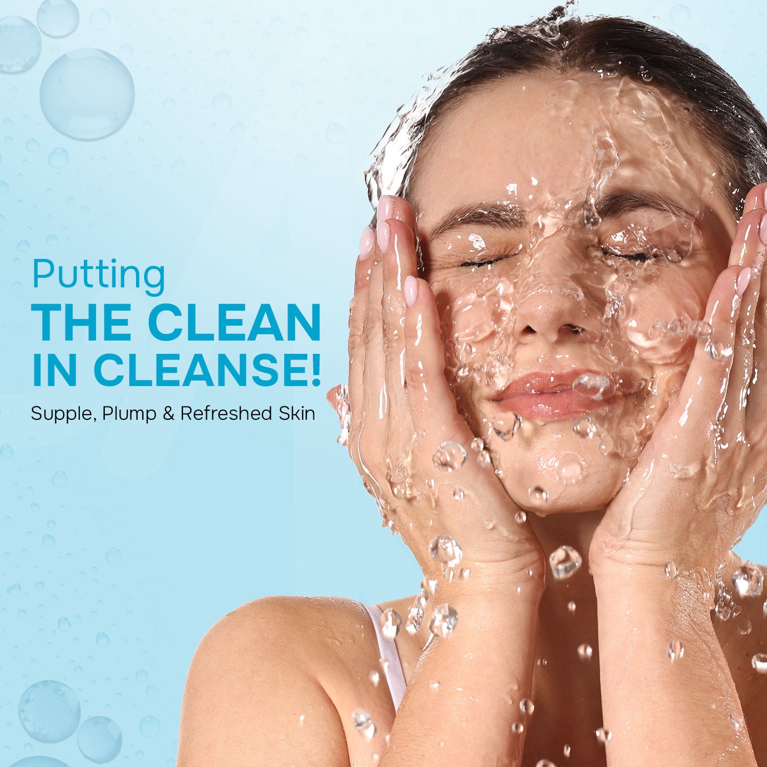 Care Dew Lock Face Wash 1% Hyaluronic Acid & Centella Asiatica, Deep Cleansing Action