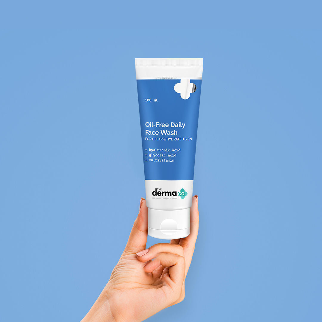 Oil-free Daily Face Wash With Hyaluronic Acid Glycolic Acid For Hydrated Skin