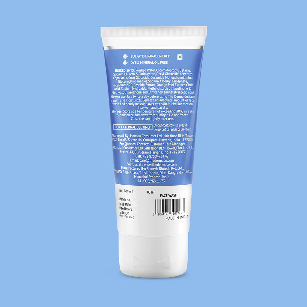 2% Vitamin C Gel Daily Face Wash With Rosehip & Orange Peel Extract