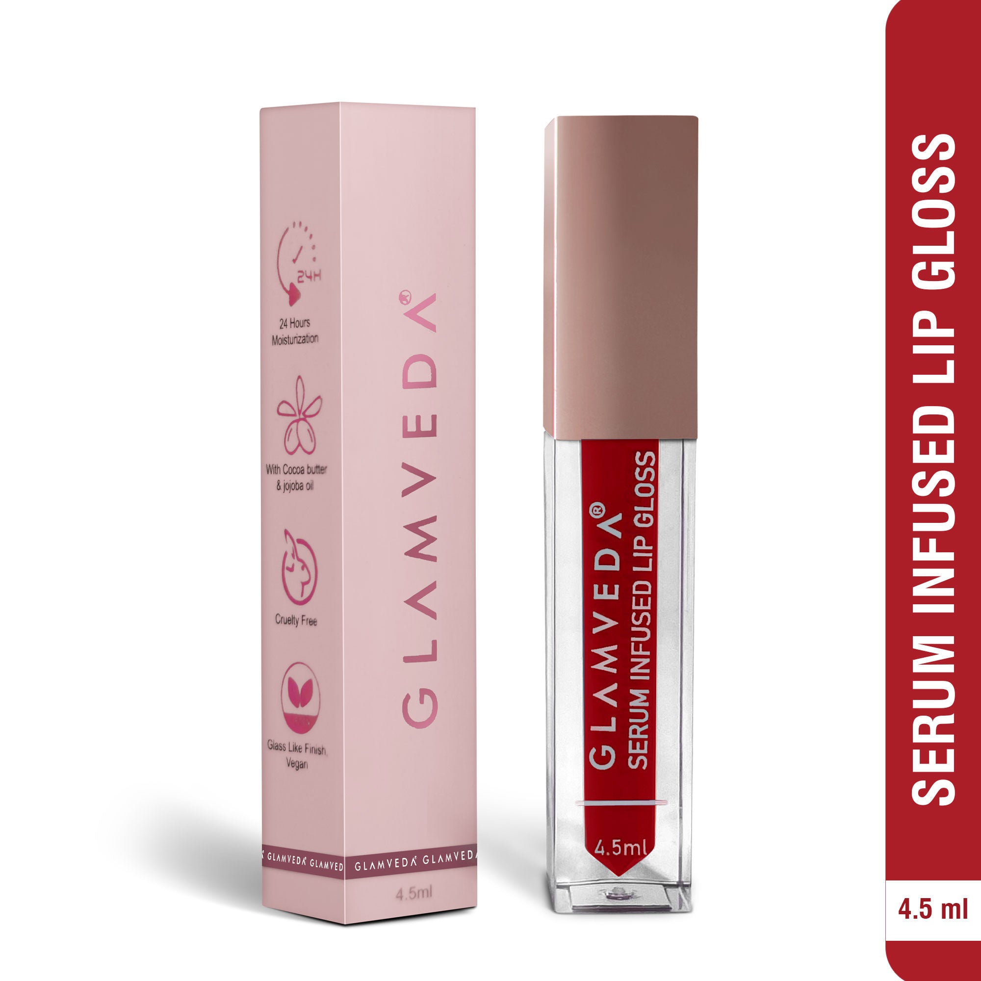 High Shine Serum Infused Lip Gloss - Love