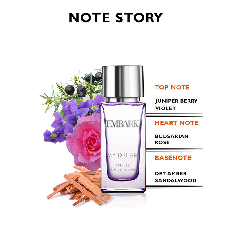 My Dream For Her -Eau De Parfum Fragrance Mist, Perfume For Women