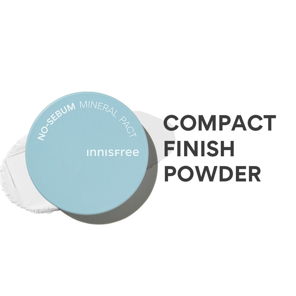 No Sebum Mineral Pact For Oil Control & Skin Tone Correction
