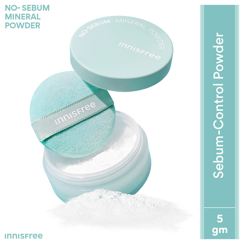 No Sebum Mineral Powder For Oil Control, Makeup Fixer & Reduces Hair Greasiness
