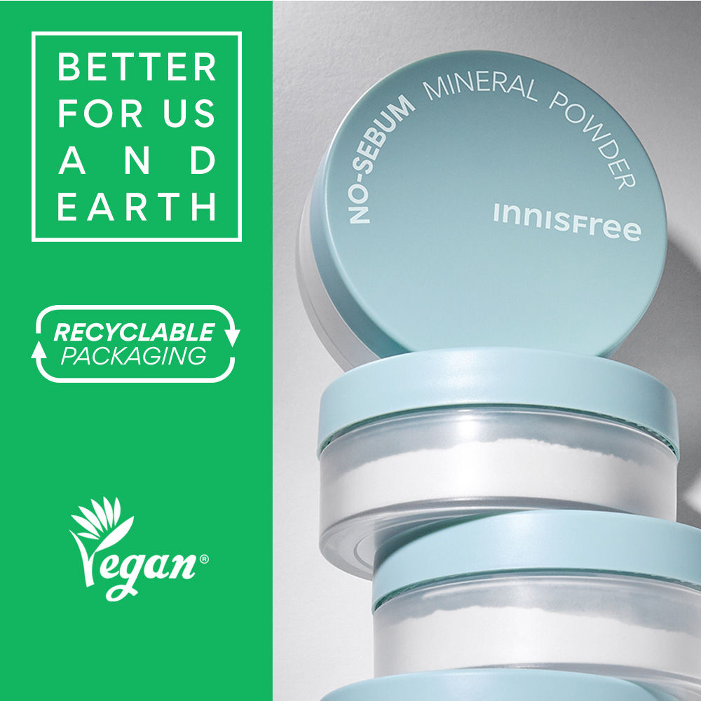 No Sebum Mineral Powder For Oil Control, Makeup Fixer & Reduces Hair Greasiness