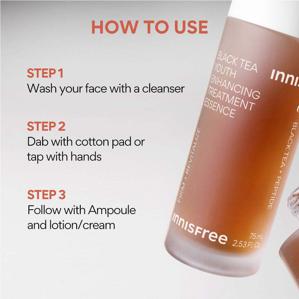 Black Tea Youth Enhancing Treatment Essence For Anti-Wrinkle Effect - Evens Out Skin Tone