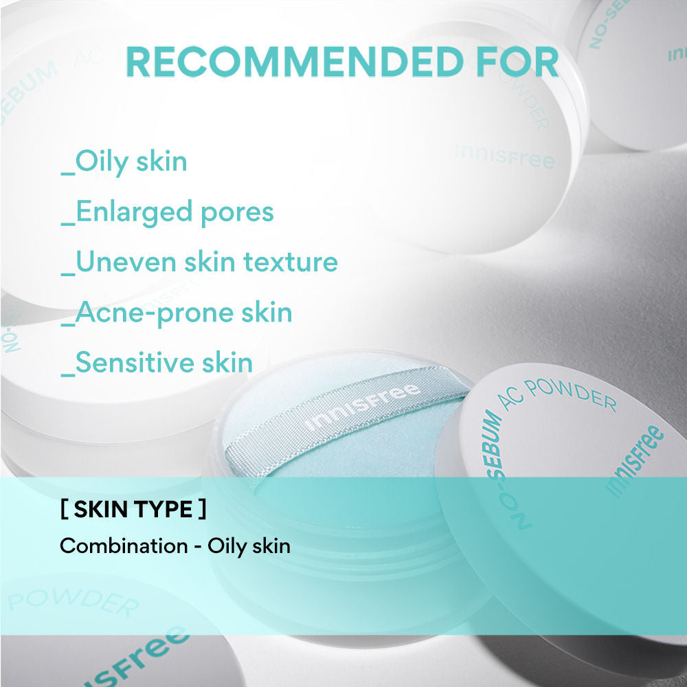 No Sebum AC Powder With Matte Finish - Controls Excess Sebum