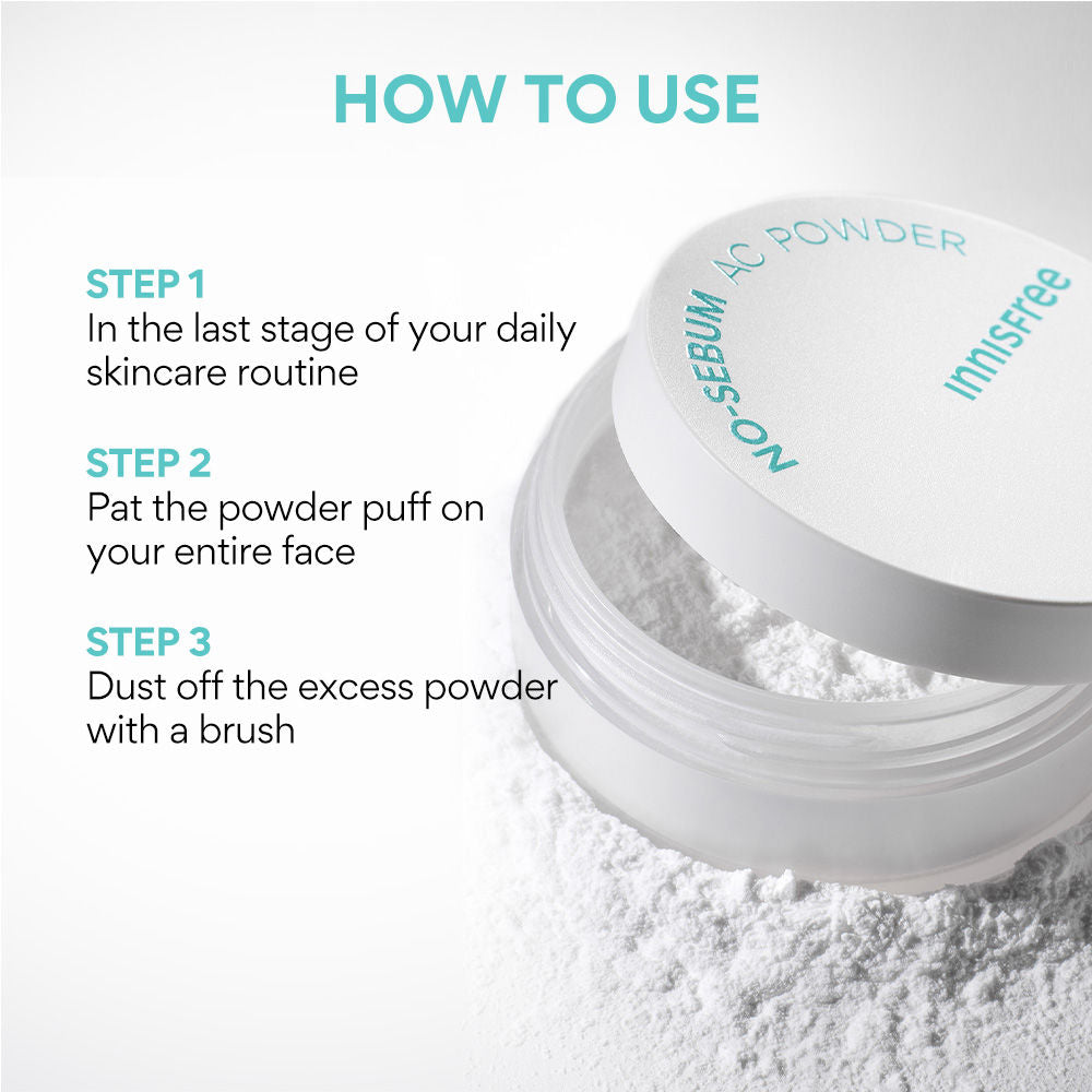 No Sebum AC Powder With Matte Finish - Controls Excess Sebum