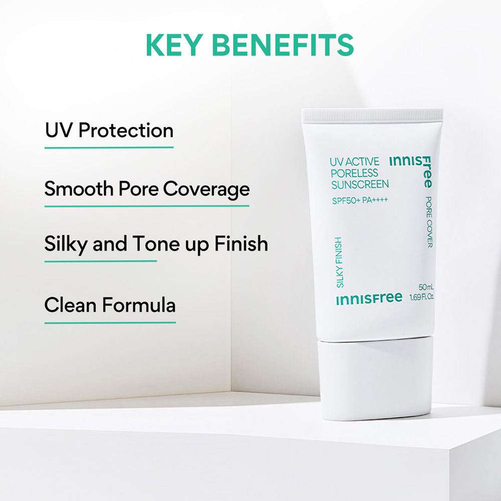 UV Active Poreless Sunscreen SPF 50+ - Smooth Even Tone