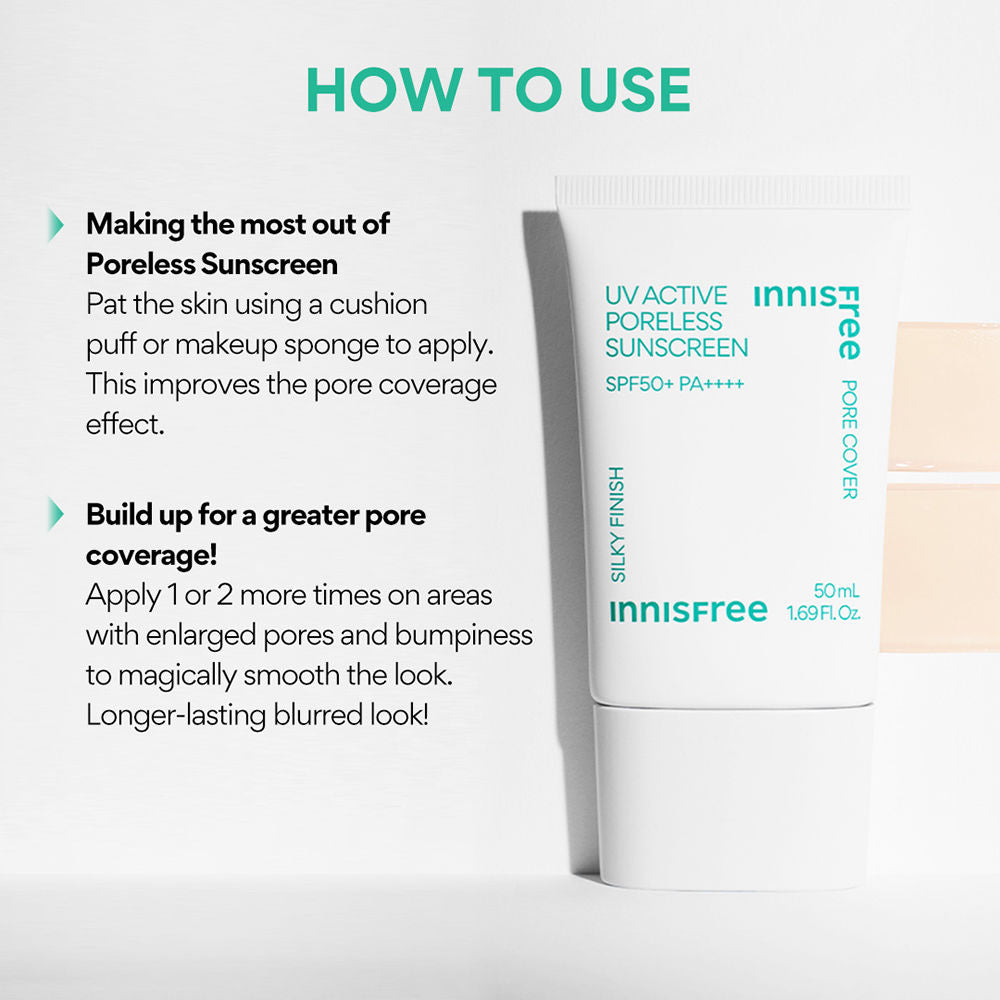 UV Active Poreless Sunscreen SPF 50+ - Smooth Even Tone