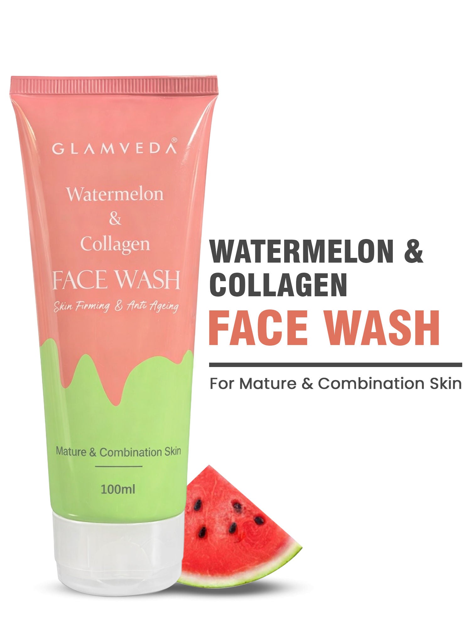 Watermelon & Collagen Skin Firming & Anti Aging Face Wash