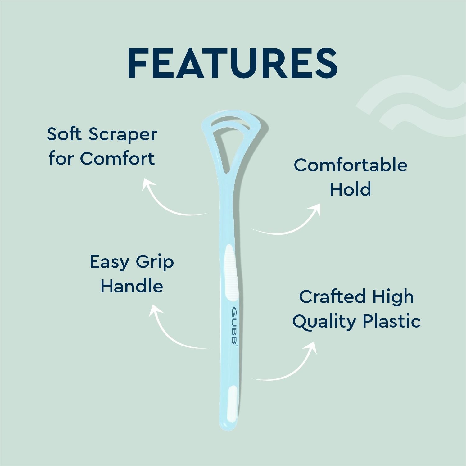 Plastic Tongue Cleaner For Men and Women With Handle