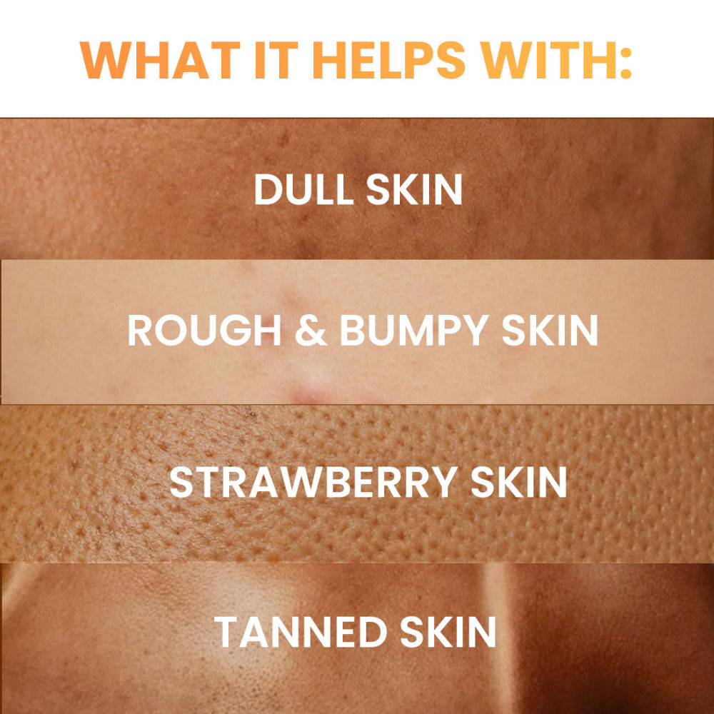 Caramel Eclairs Coffee Body Scrub, Smooth Skin & Reduces Tan, 10% Coffee Grounds & AHA