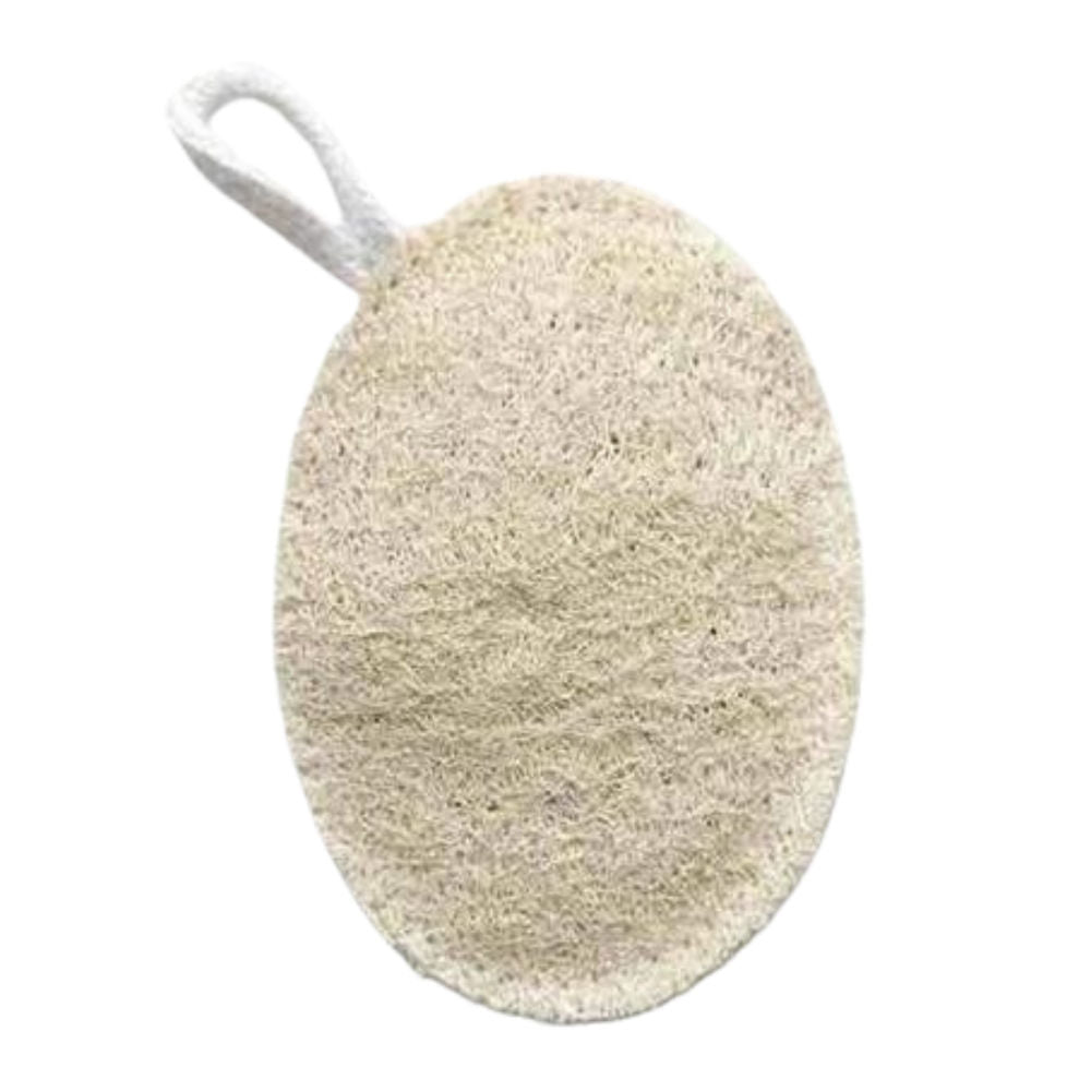 Flat Oval Shape Natural Bathing Loofah