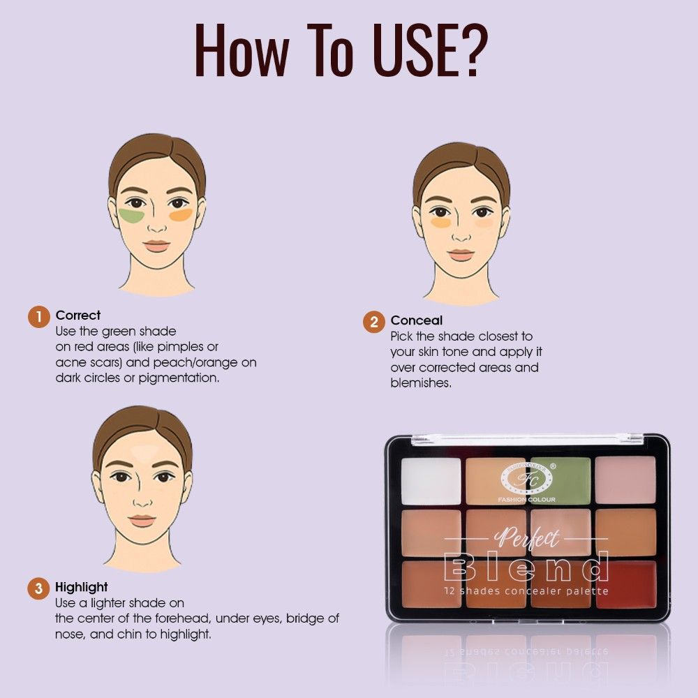 Perfect Blend 12 Shades Concealer Palette