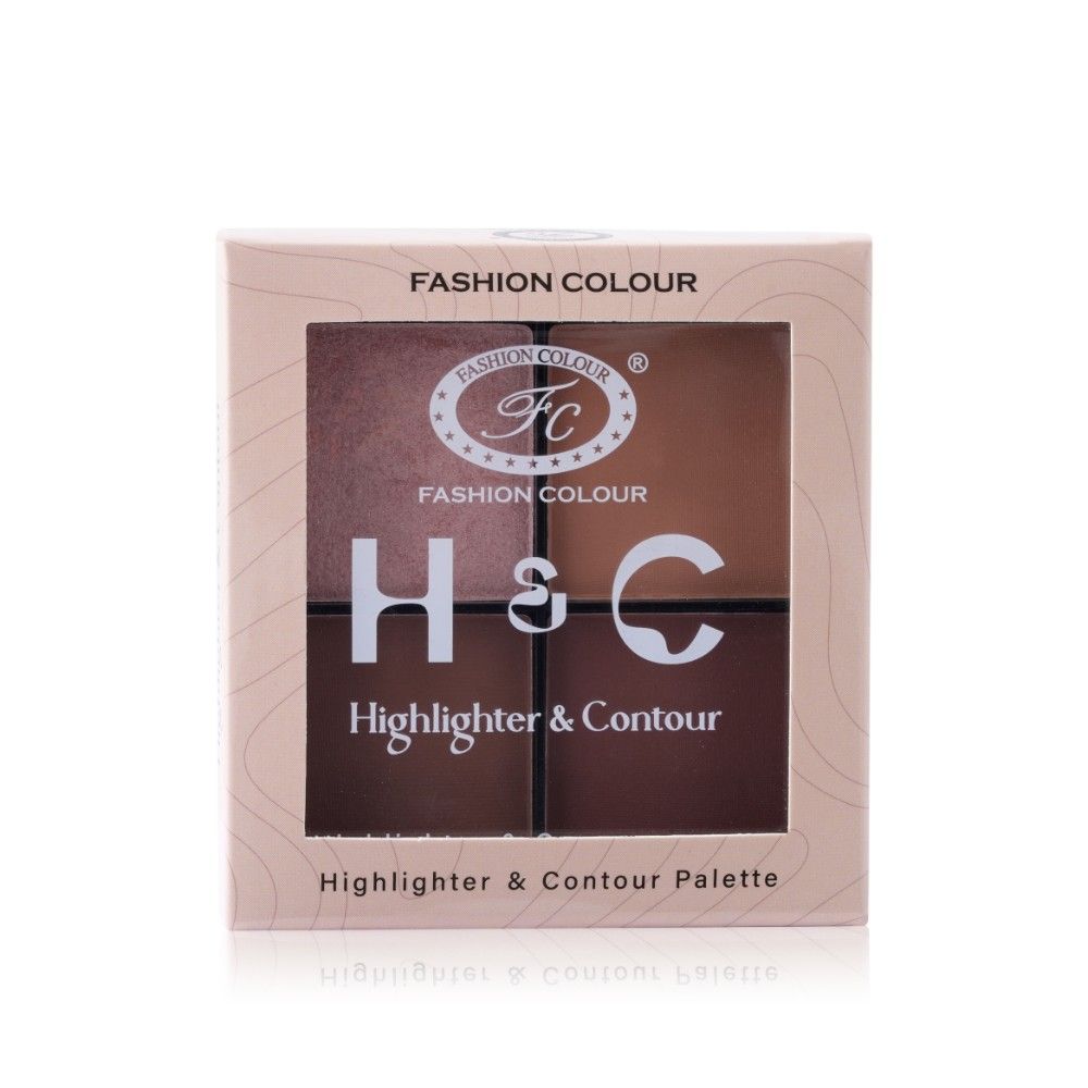 H & C Highlighter & Contour Palette Radiant Glow