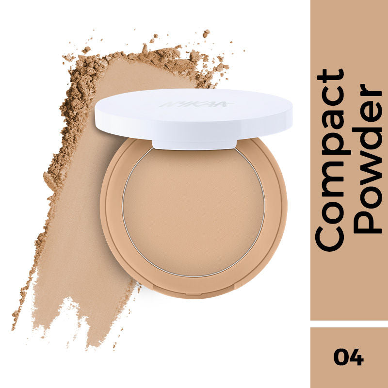 All Day Matte 12HR Oil Control Face Compact Powder With SPF 15 PA ++ - Sand 04