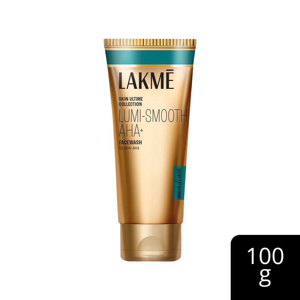 Lumi-Smooth AHA+ Facewash with 2% Salicylic & Lactic Acid for Glowing Skin