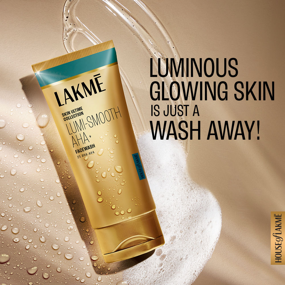 Lumi-Smooth AHA+ Facewash with 2% Salicylic & Lactic Acid for Glowing Skin