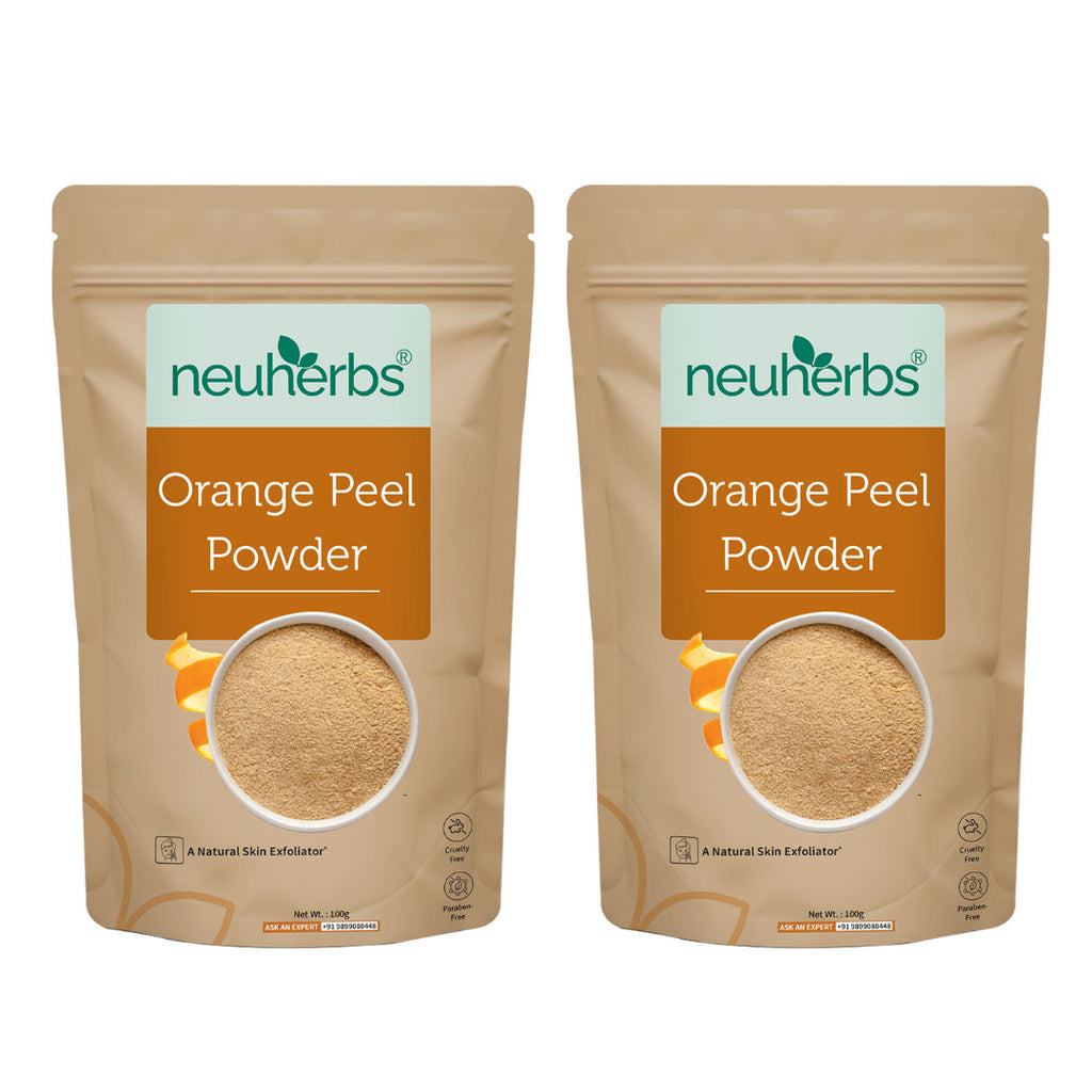 Orange Peel Powder to Improve Skin Tone with No Artificial Colour and Additives
