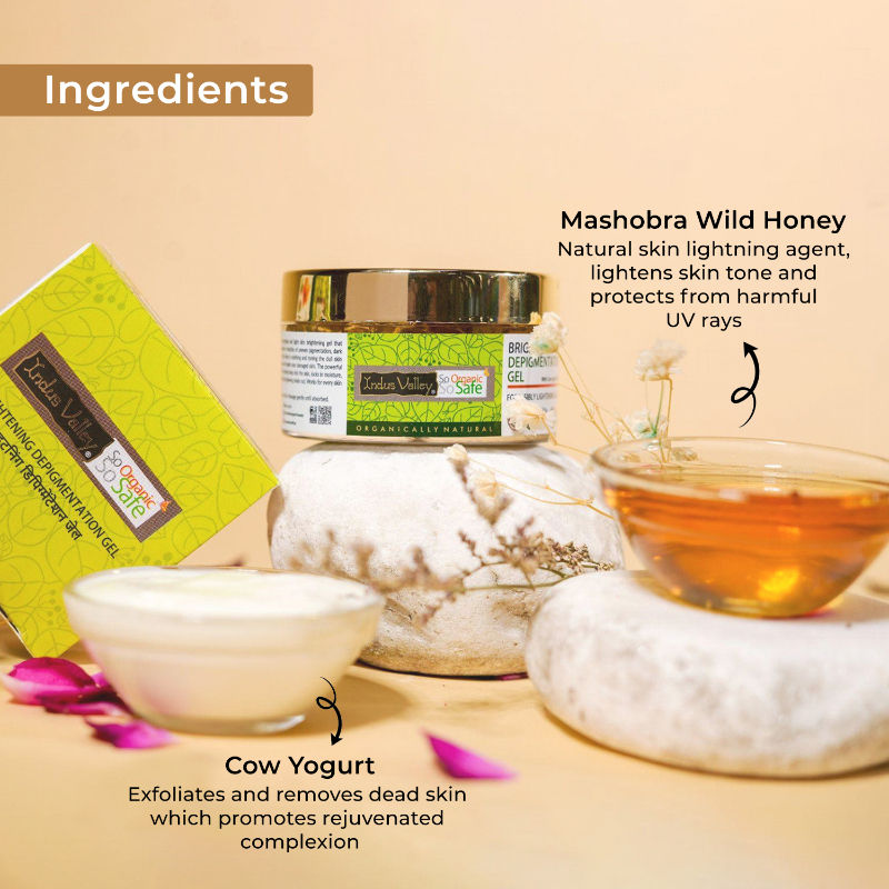 Yogurt & Honey Depigmentation Gel, Skin Brightening & Lightening