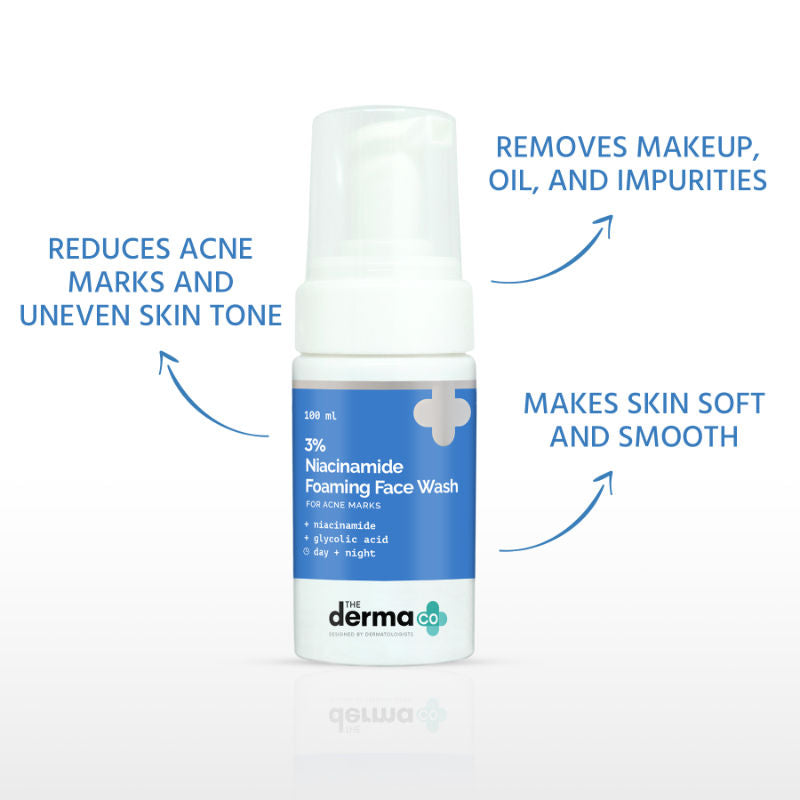 3% Niacinamide Foaming Daily Face Wash For Acne Marks