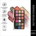 Rouge Bloom Eyeshadow Pro-Palette, 18 Shades For Infinite Looks, Infused With Rose Oil