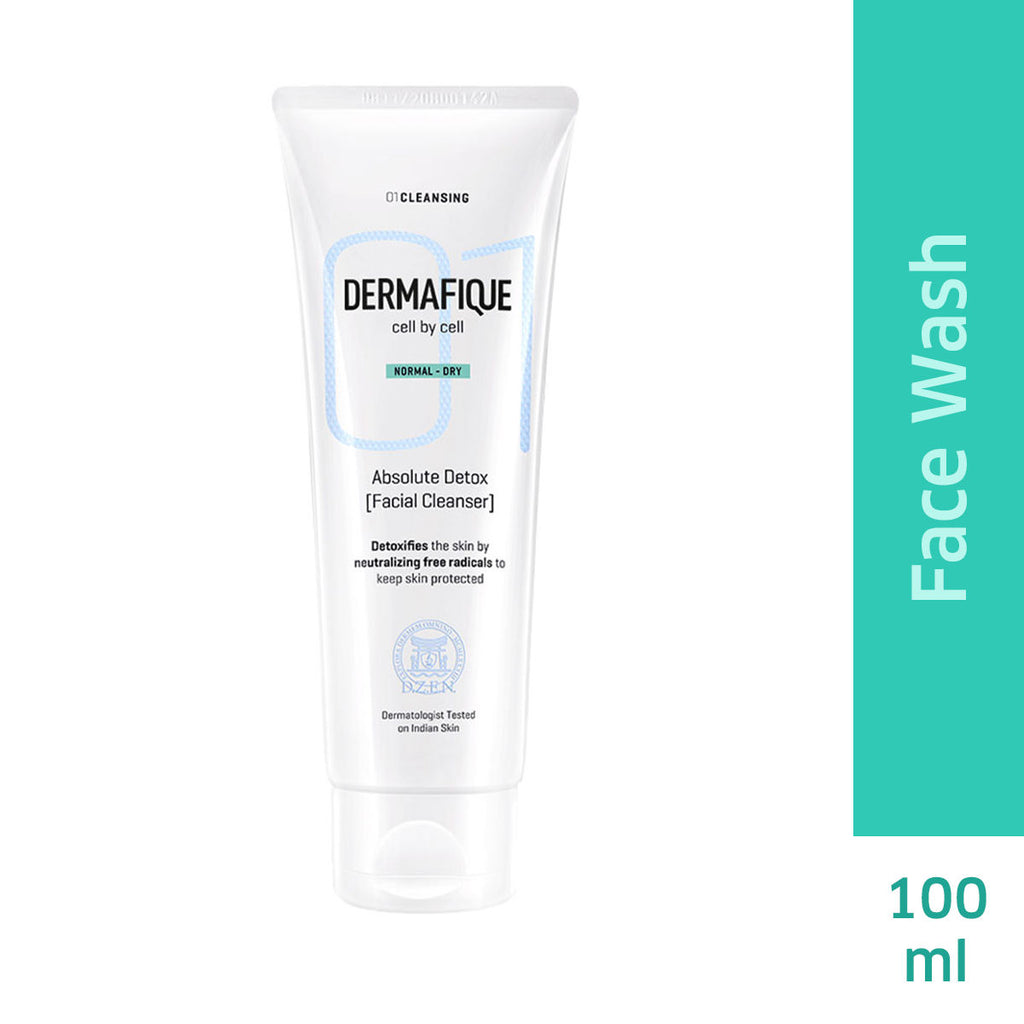 Absolute Detox Facial Cleanser Exfoliating Face Wash With Vitamin E, Cleanses Pores
