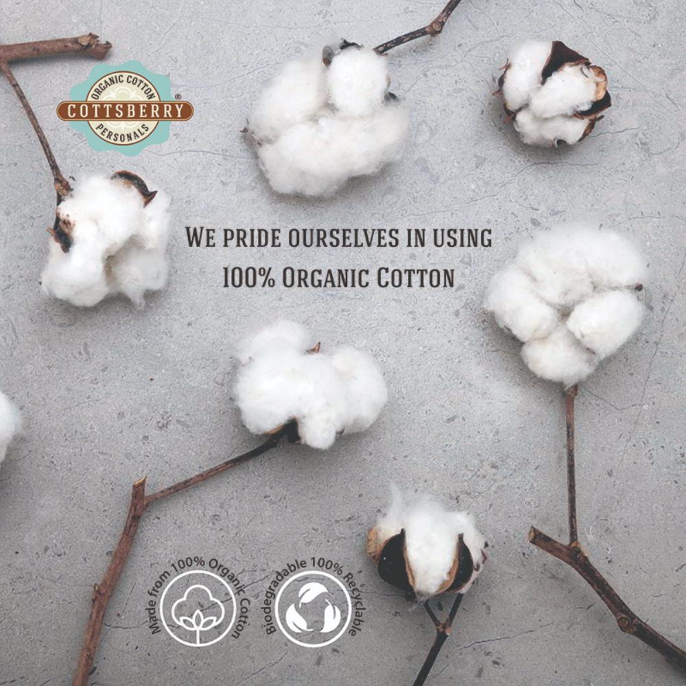 Organic Cotton Square Facial Pads With Aloevera