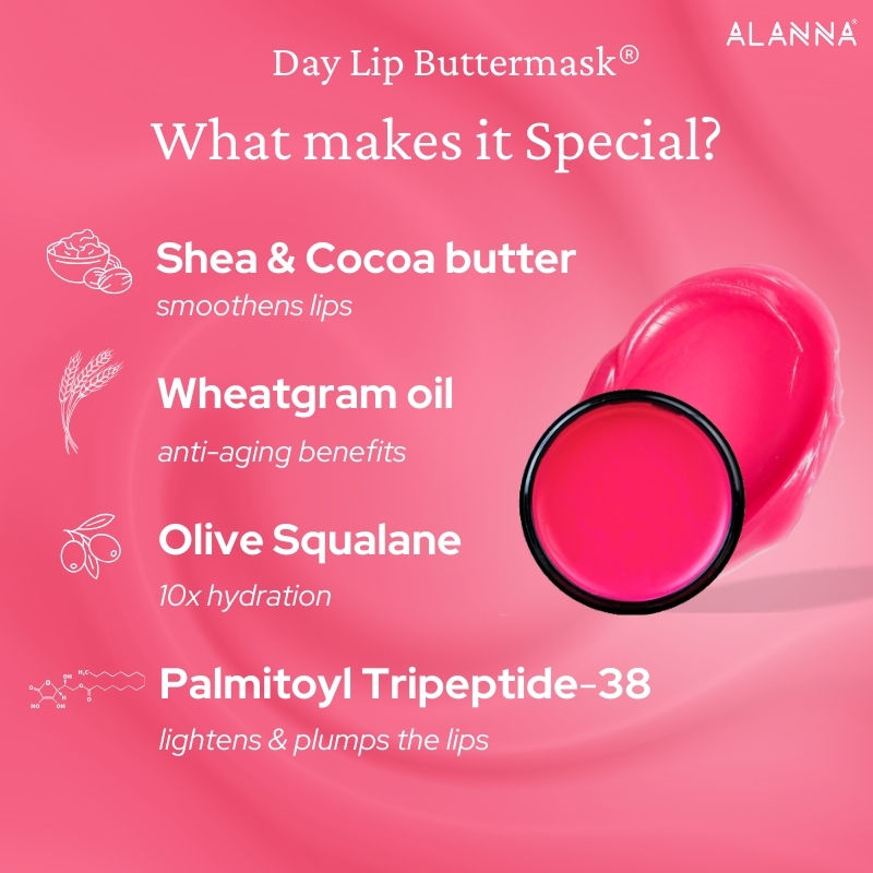 Day Lip ButterMask, Moisturizing Daytime Lip Care, For Dark & Dry Pigmented Lips