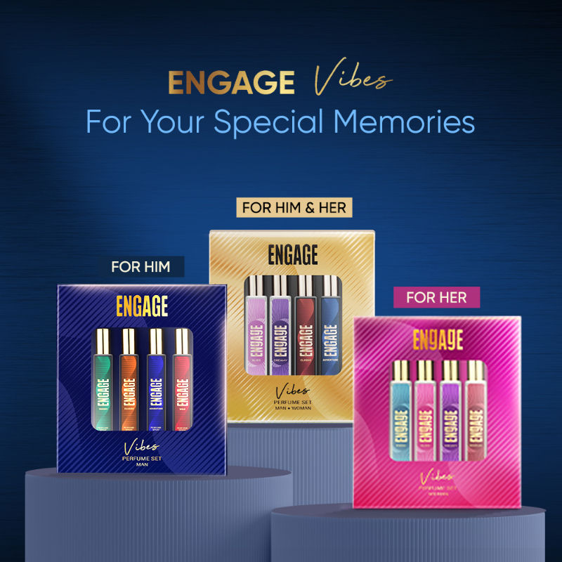 Vibes Perfume Spray Set For Men