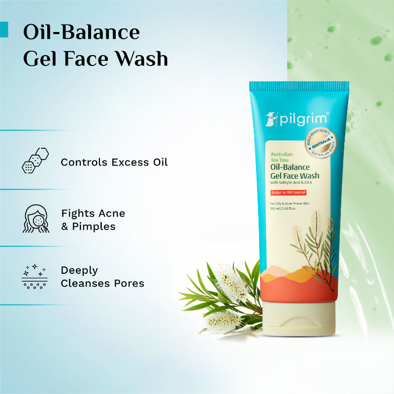 Tea Tree Oil-Balance Gel. Face Wash