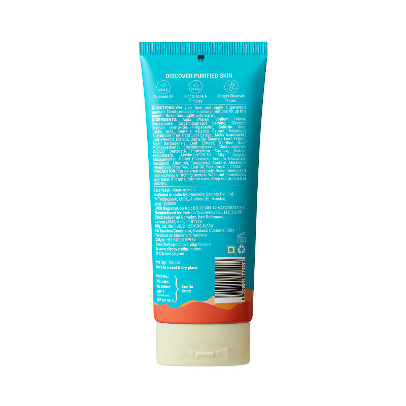 Tea Tree Oil-Balance Gel. Face Wash