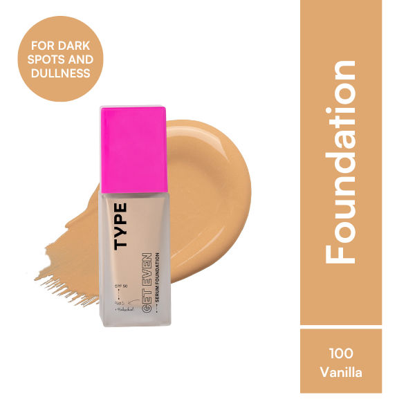 Lightweight Serum Foundation with SPF 50 PA++++ Vit C For Dark Spots