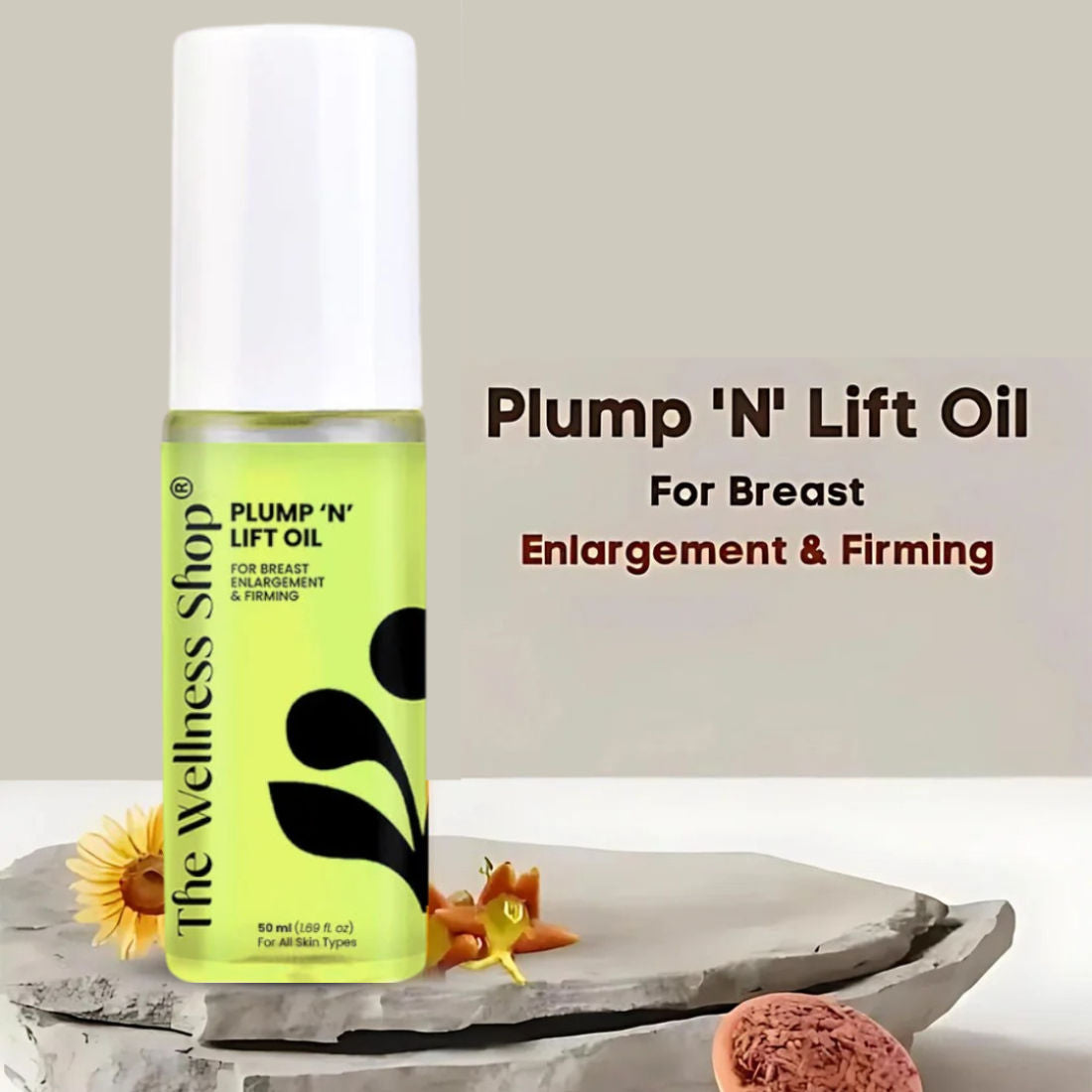 Plump 'N' Lift Oil for Breast Enlargement and Firming