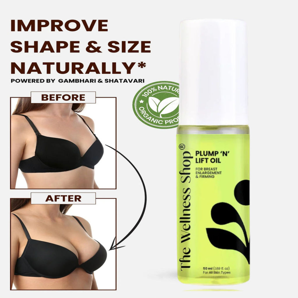Plump 'N' Lift Oil for Breast Enlargement and Firming