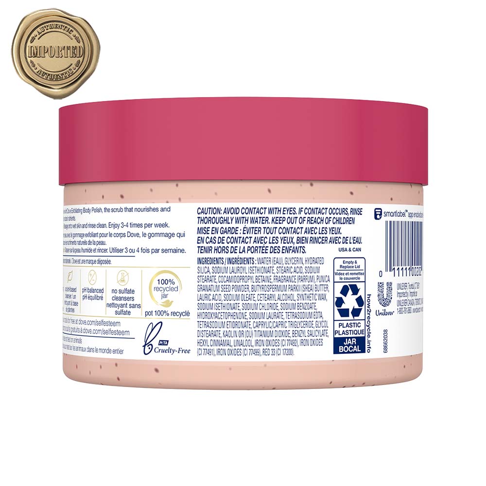 Exfoliating Body Polish - Pomegranate Seeds And Shea Butter