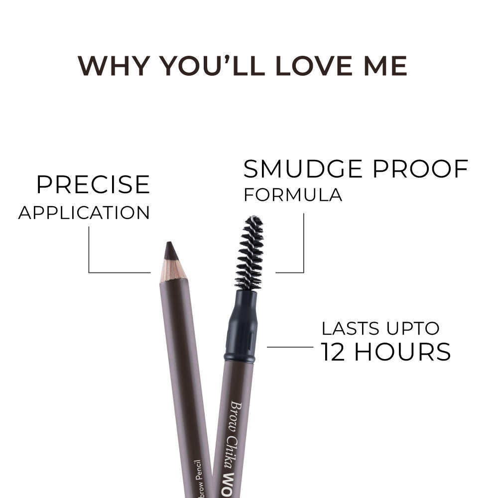Nykaa Brow Chika WOW Eyebrow Pencil - Coven Cocoa 01