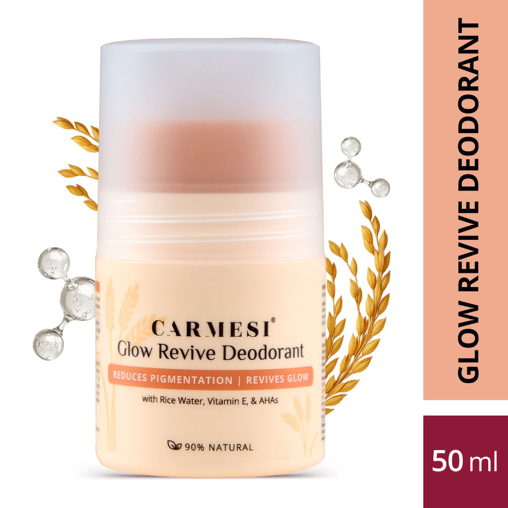 Glow Revive Underarm Roll On, Rice Water, AHAs for Pigmentation & Odour Control