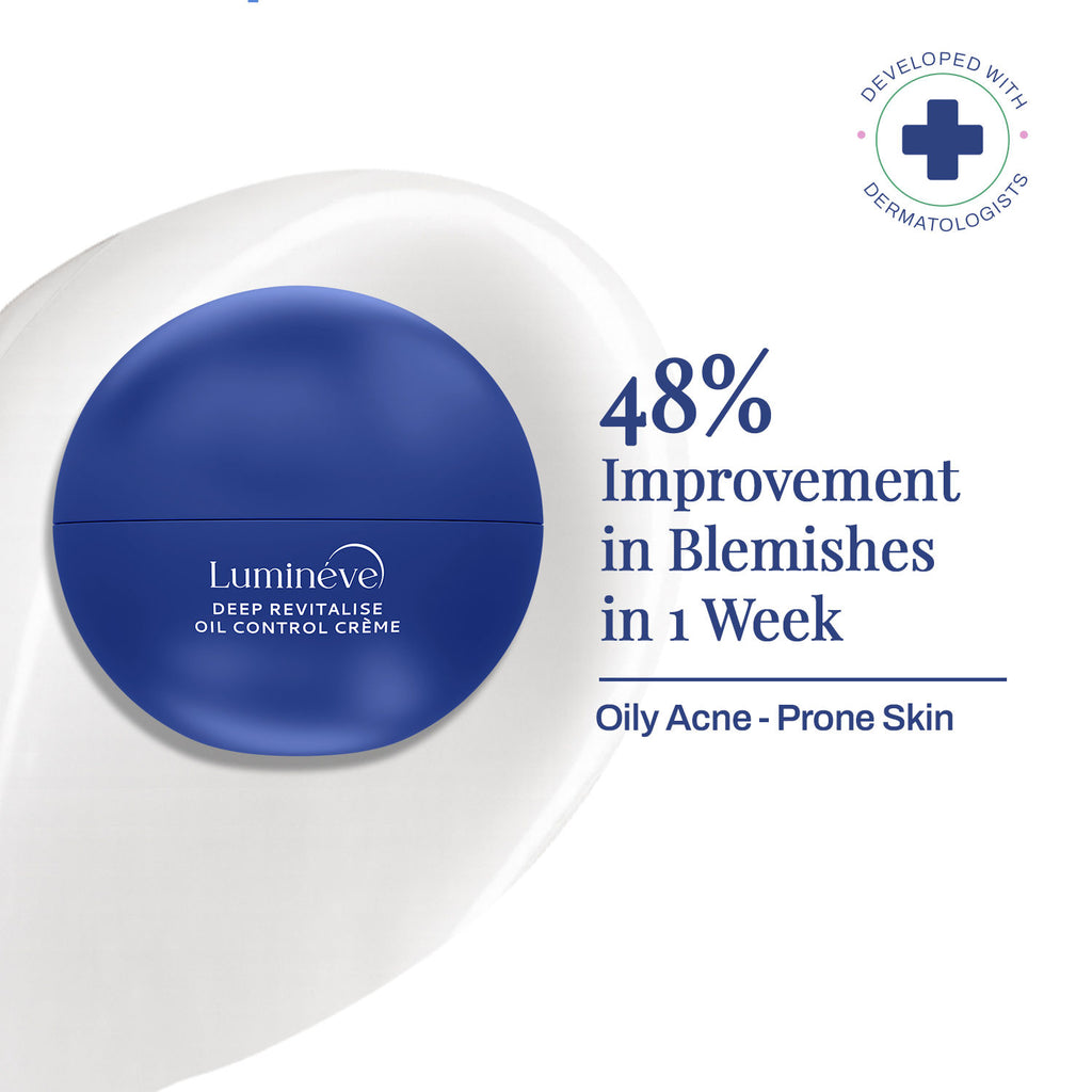 Lightweight Moisturizer for Oily & Acne Prone Skin with Niacinamide for Hydrating Skin