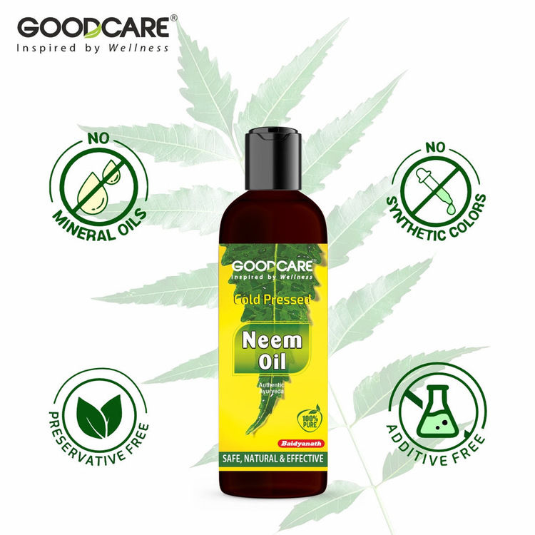 Ayurvedic Cold Pressed Neem Oil for dandruff, scalp acne and clear skin and hair care