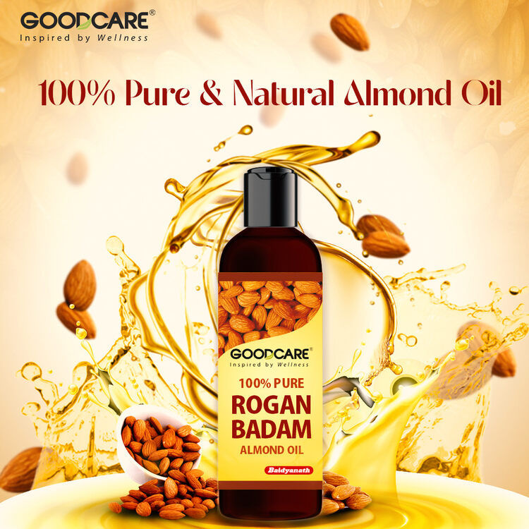 Rogan Badam Oil Pure Ayurvedic Almond Oil for Hair Growth and Glowing Skin