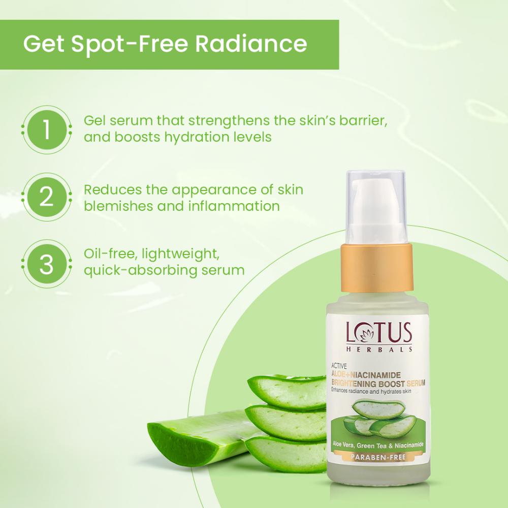 Active Aloe + Niacinamide Brightening Boost Serum