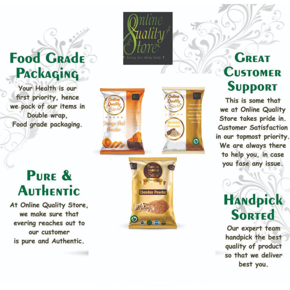 Mulethi Powder, Orange Peel Powder & Chandan Powder For Hair & Skin