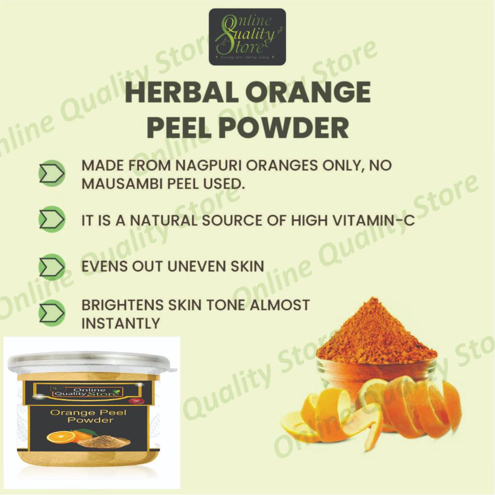 Orange Peel Powder For Skin Whitening