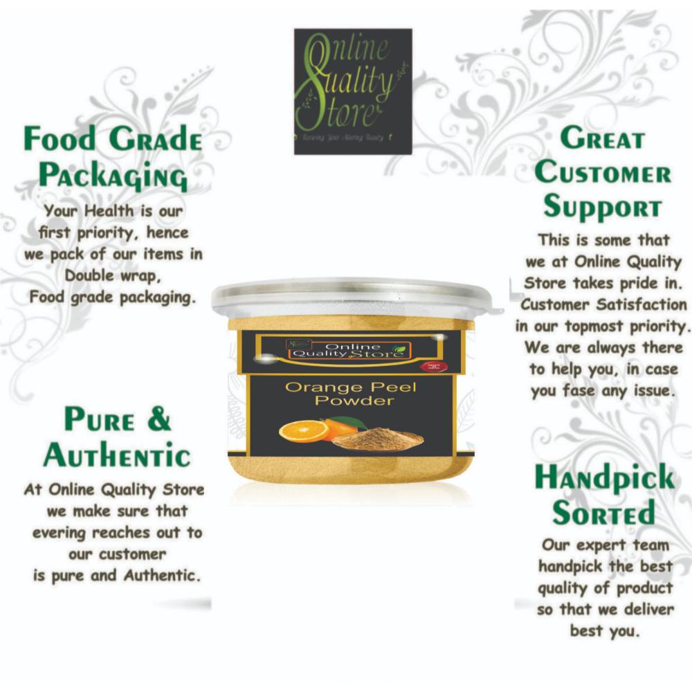 Orange Peel Powder For Skin Whitening