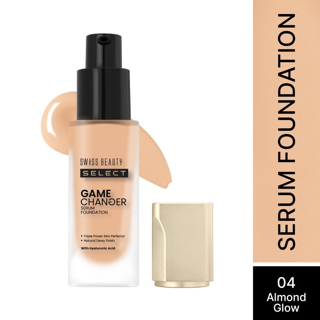 Select Game Changer Serum Foundation With Natural and Dewy Finish - Almond Glow