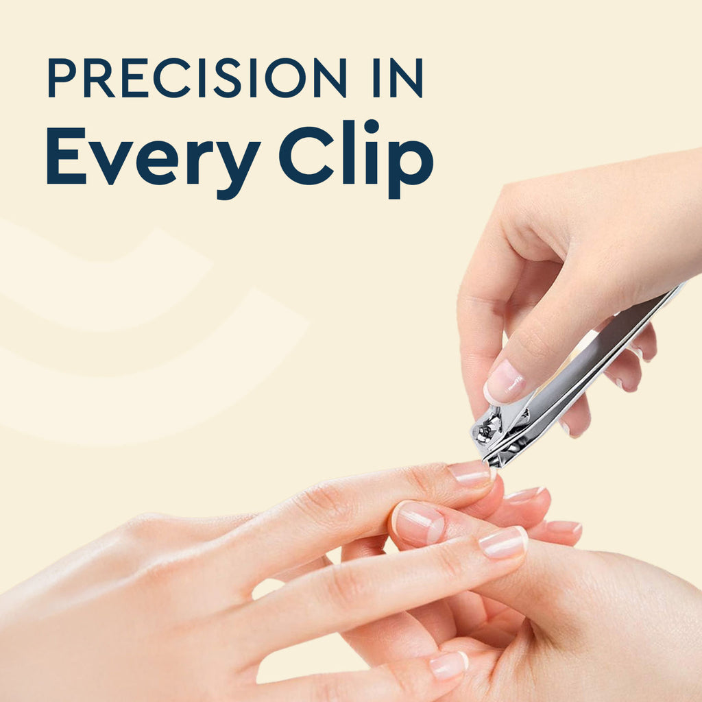 Curved Nail Clipper For Men & Women, Stainless Steel Nail Cutter