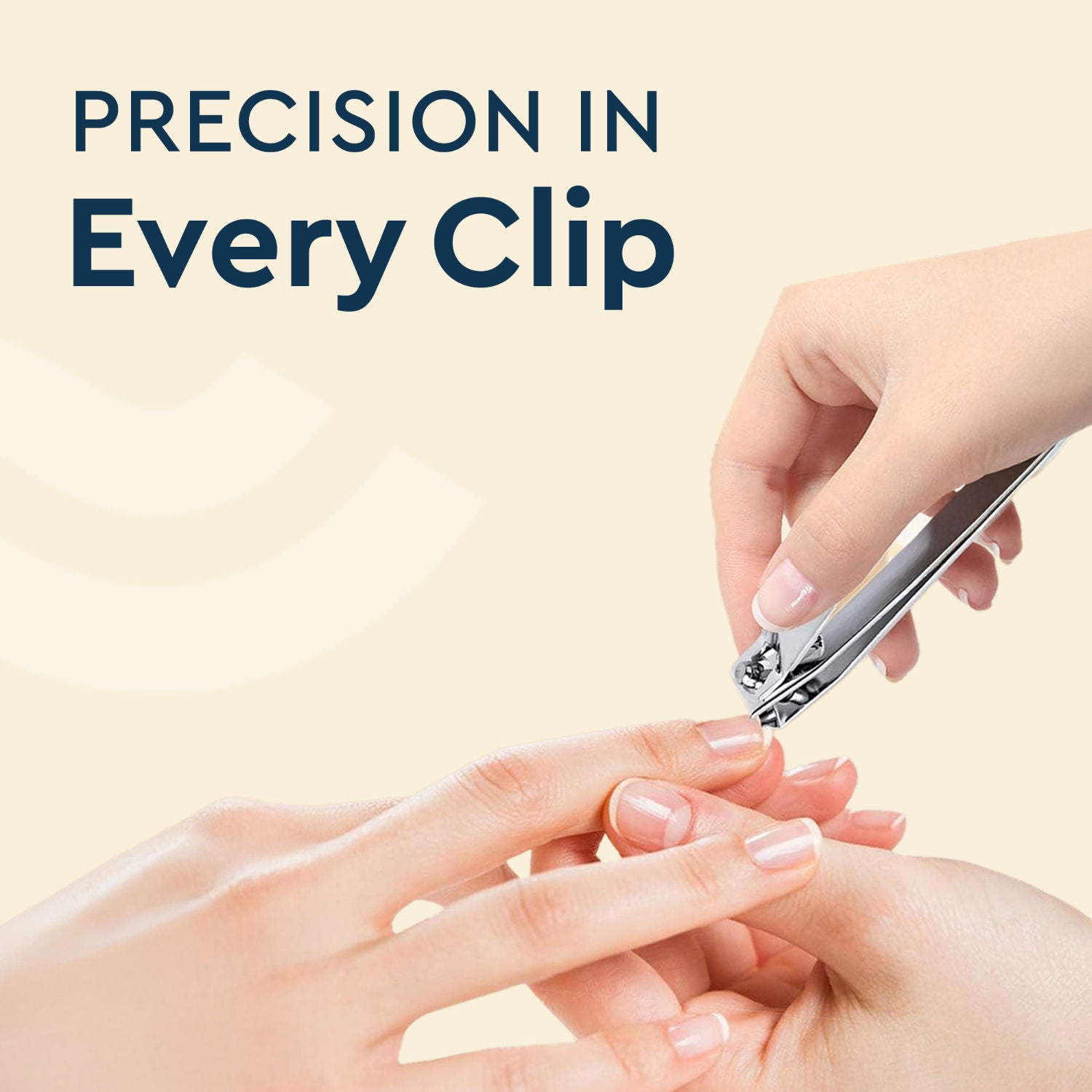 Curved Nail Clipper For Men & Women, Stainless Steel Nail Cutter