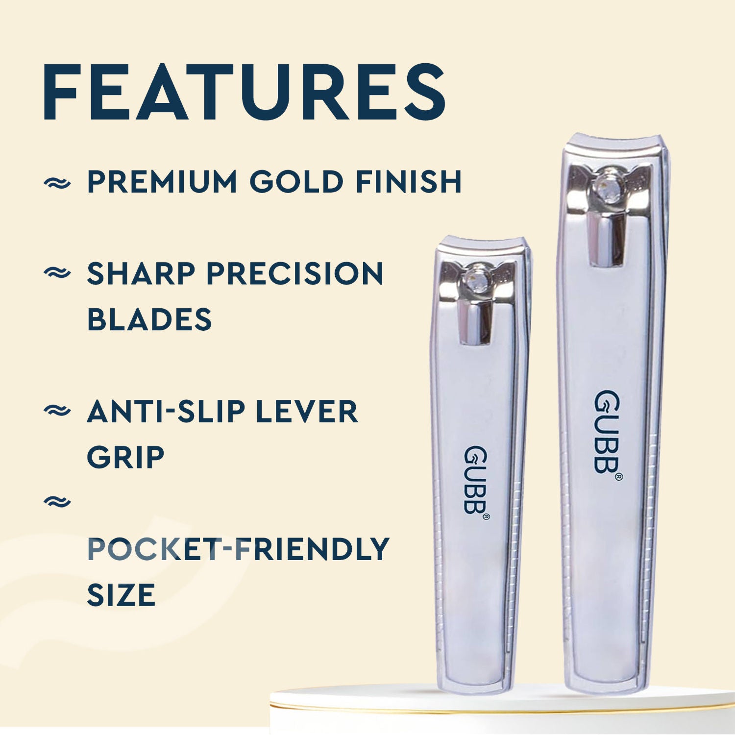Nail Cutter Set For Women & Men Toe Nail Clipper & Finger Nail Cutter (Large & Medium)